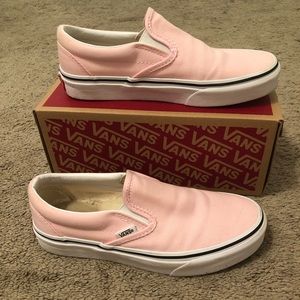 Vans slip-ons pink